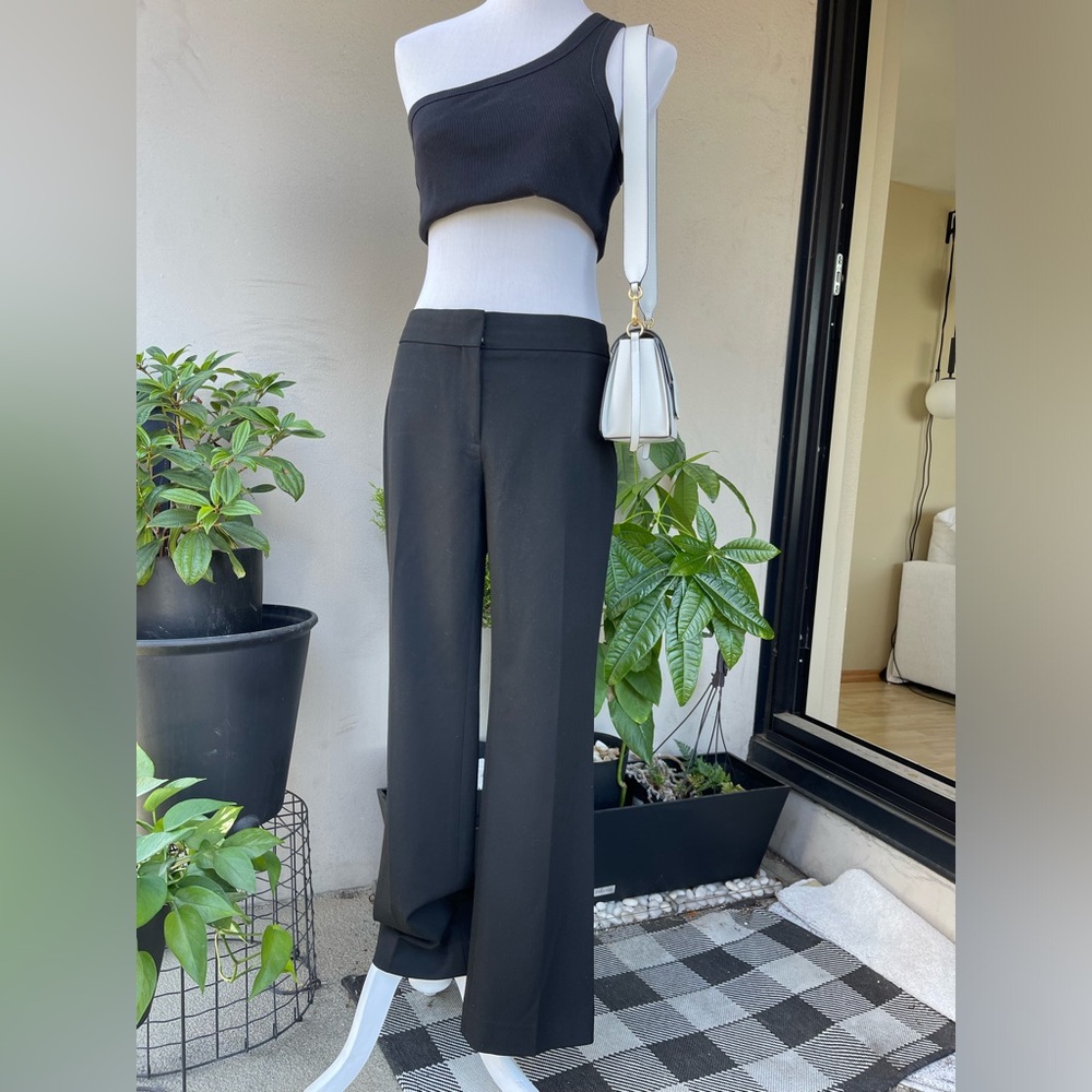 🌿 Classiques Entier Atelier Straight Midrise Suit Pants in Black, US8